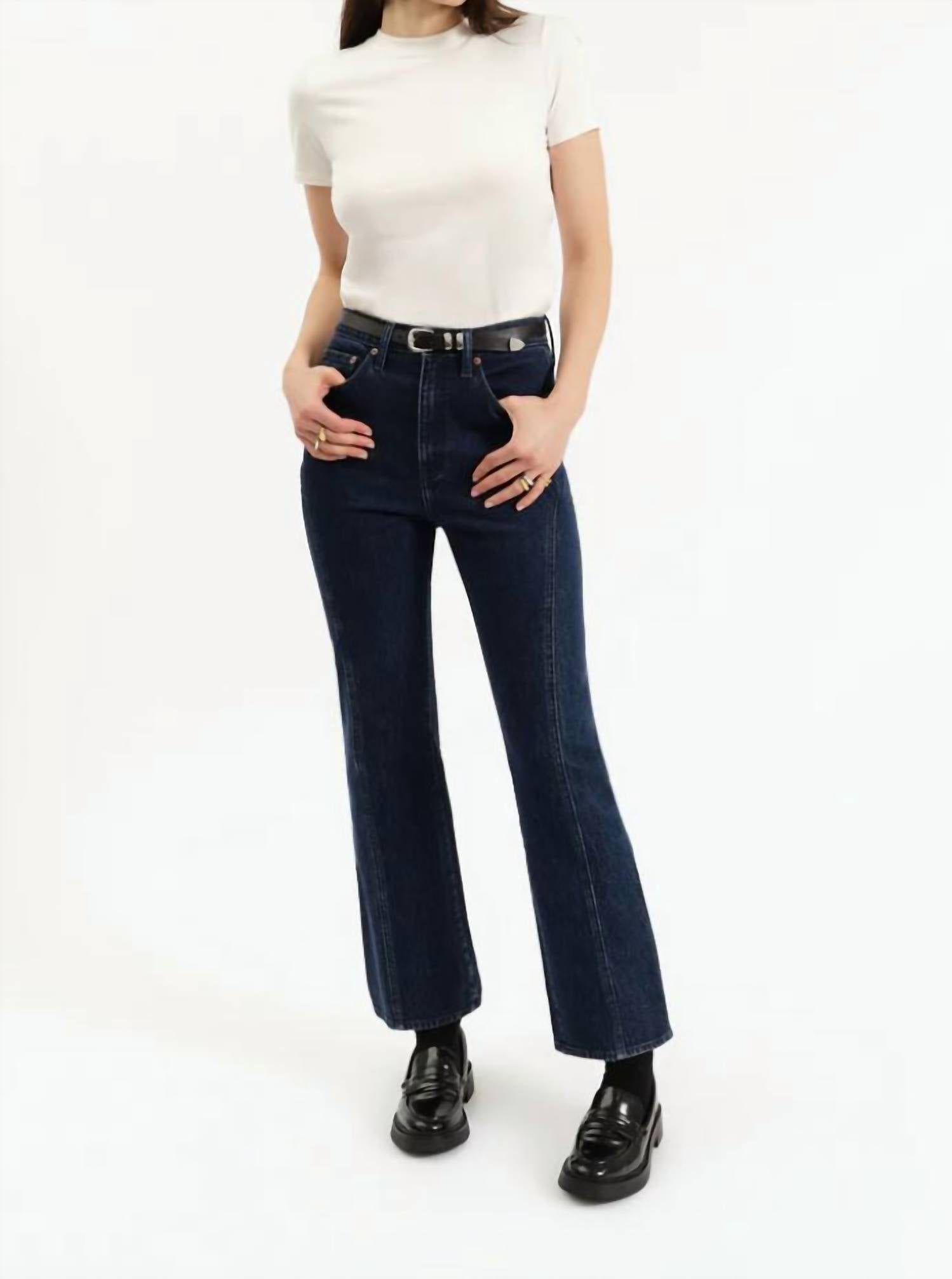 Daze - Soho High Rise Ankle Flare Jean
