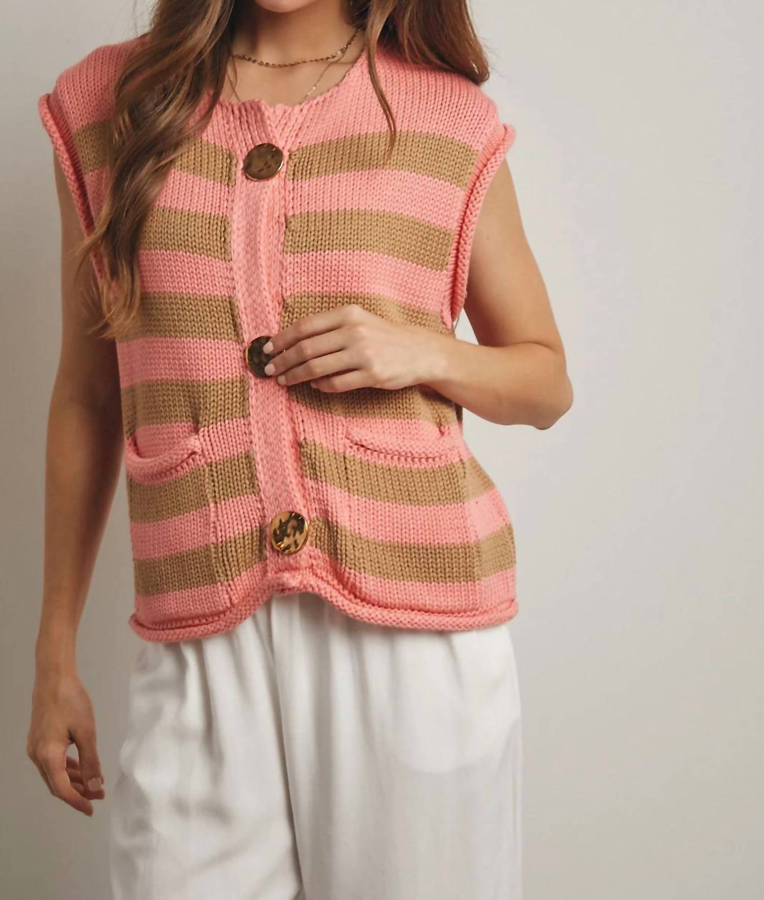 Wishlist - Laurel Knit Vest Cardigan