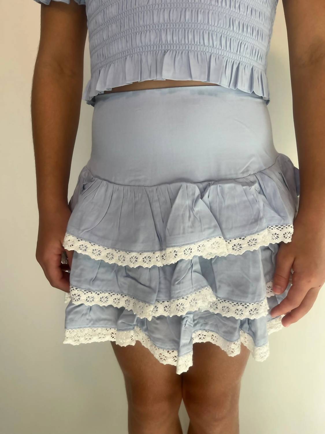 Katie J Nyc - Girls Solid Melody Skirt