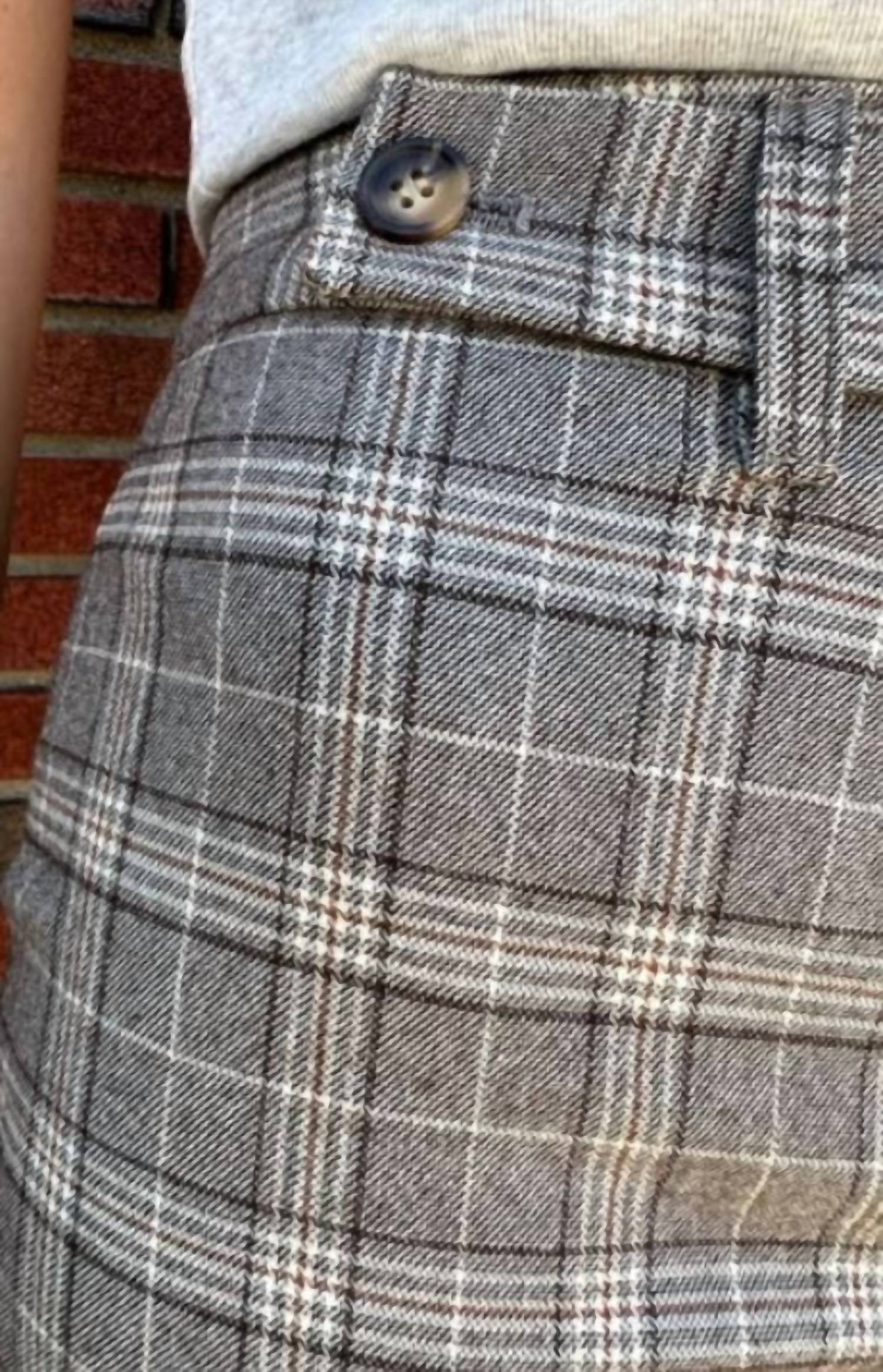 Greylin - Plaid Trousers