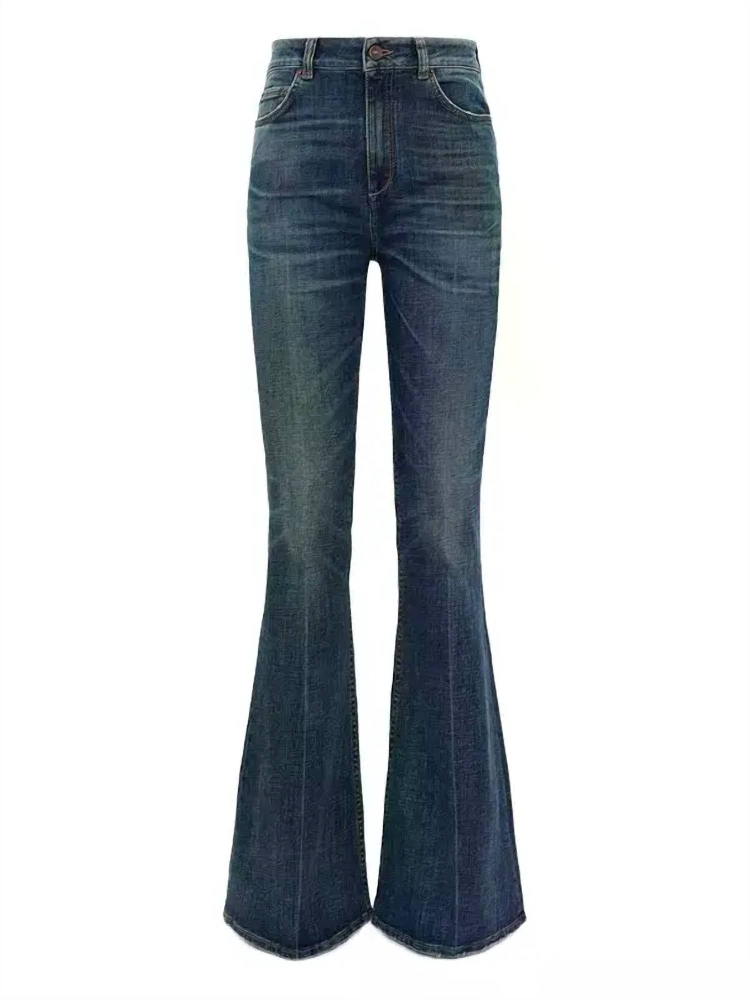 Dorothee Schumacher - Leather Patch Flare Jeans