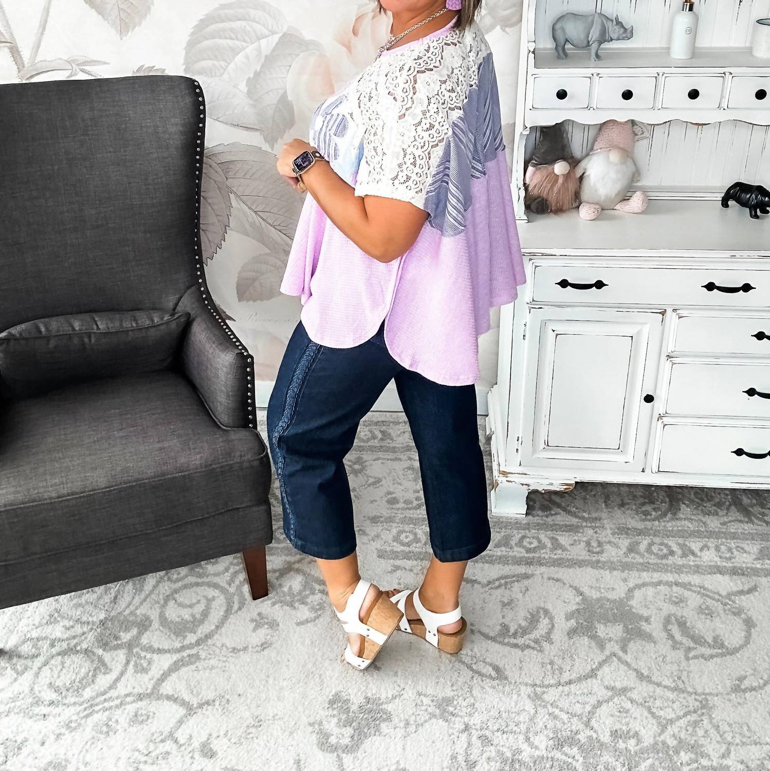 Easel - Leave With Your Friends Short Sleeve Tunic