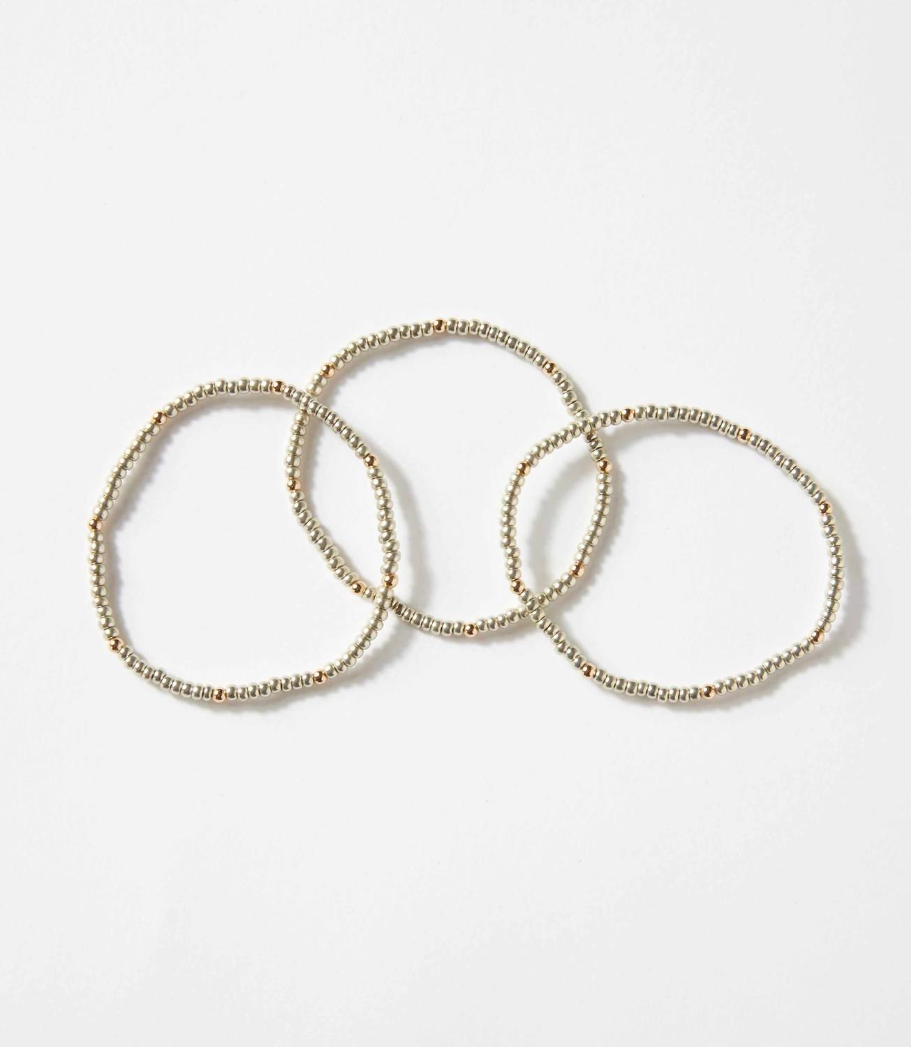 Erin Gray - Women's Beaded Crystal Bracelets Set Of 3