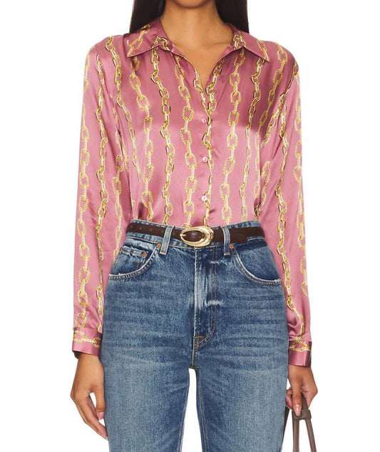 L'Agence - Tyler Long Sleeve Blouse