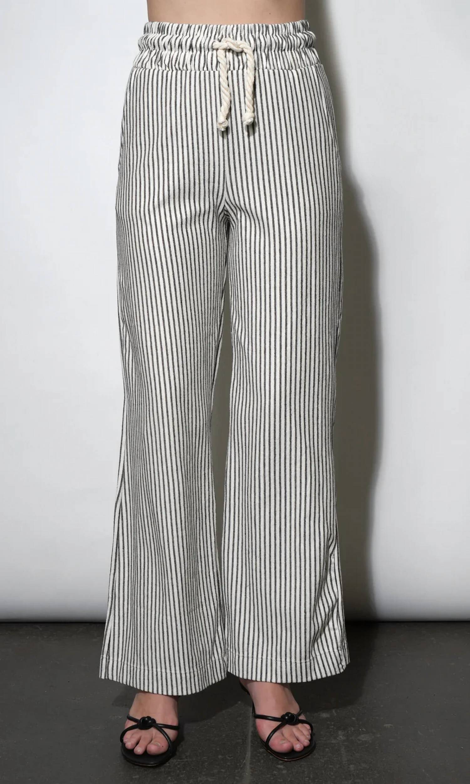 Greylin - Isla Wide Leg Knit Pull Up Pants