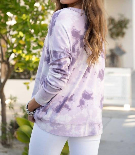 Venti6 - Tie Dye Crystal Star Top