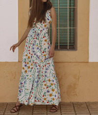 Soler - Malta Bow Tie Knee Length Dress