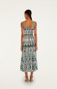 Farm Rio - Manoela Belted Lenzing Ecovero Euroflax Maxi Dress