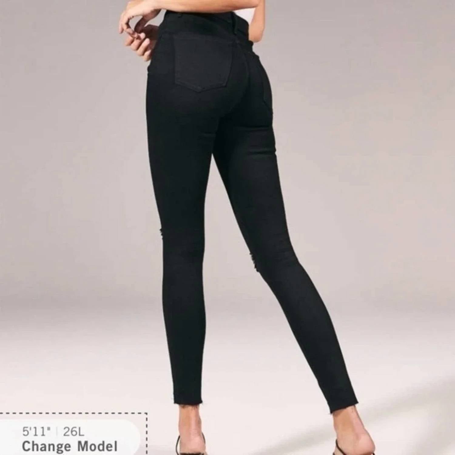 Abercrombie & Fitch - Ripped Ultra High Rise Super Skinny Jeans