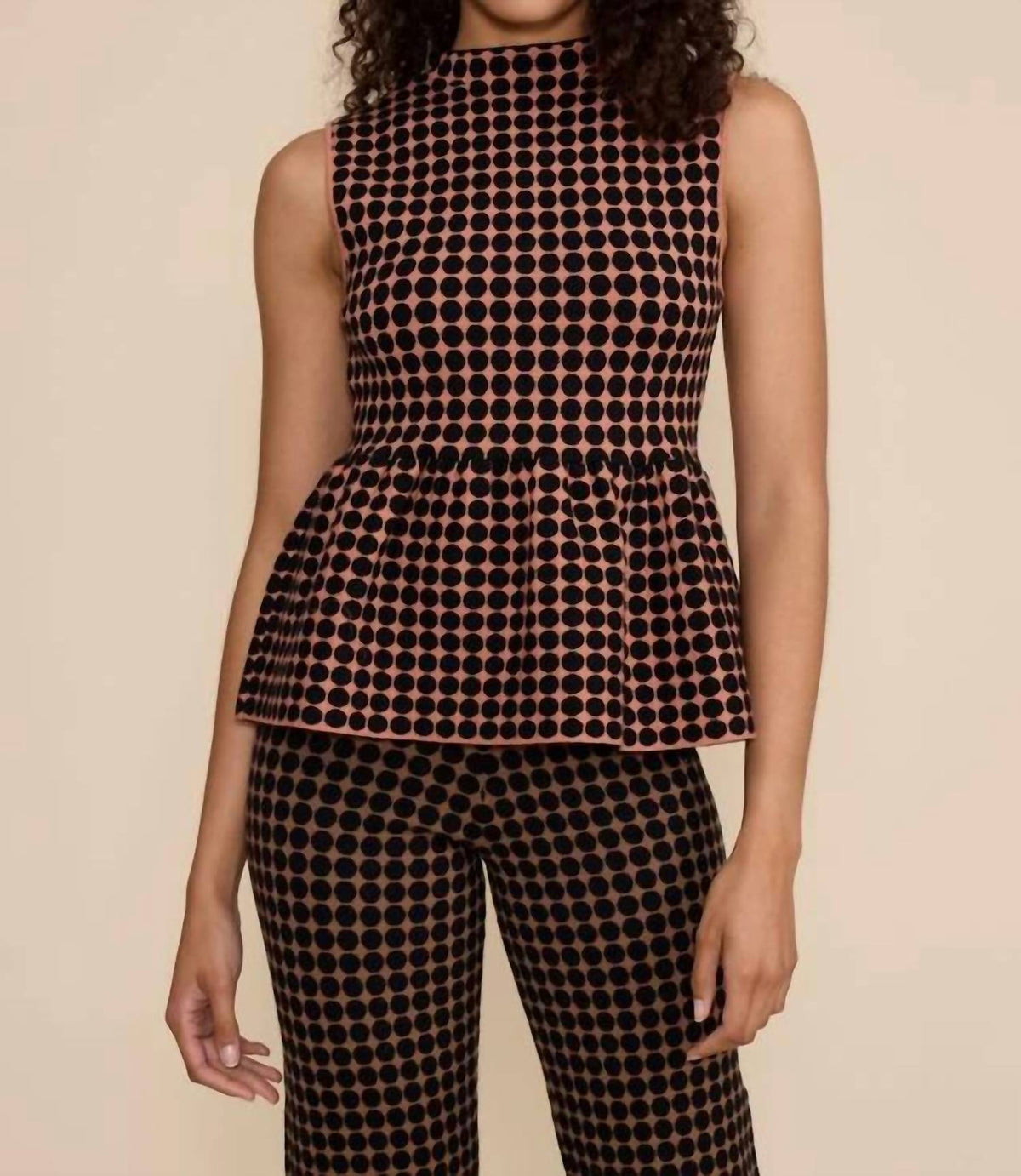 Lucy Paris - Knit Peplum Top