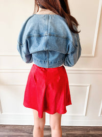 Dress Forum - Americana Dot Mini Skirt