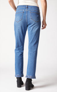 Habitat - Stretch Slim Ankle Embroidered Jean