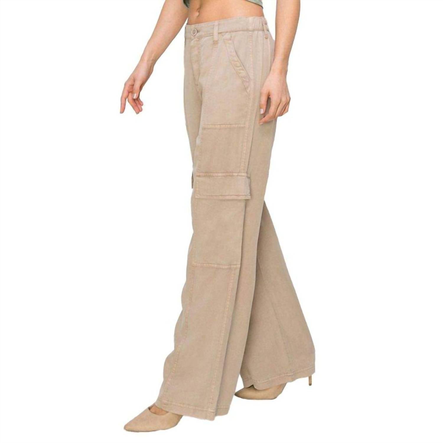 Risen - Wide Leg Cargo Pants