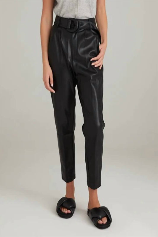 Js71 - MUNICH FX LEATHER TROUSER