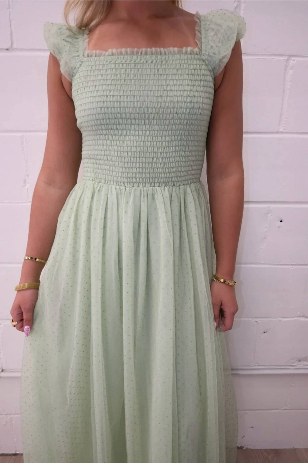 In-Loom - Dreamy Mesh Tulle Maxi Dress