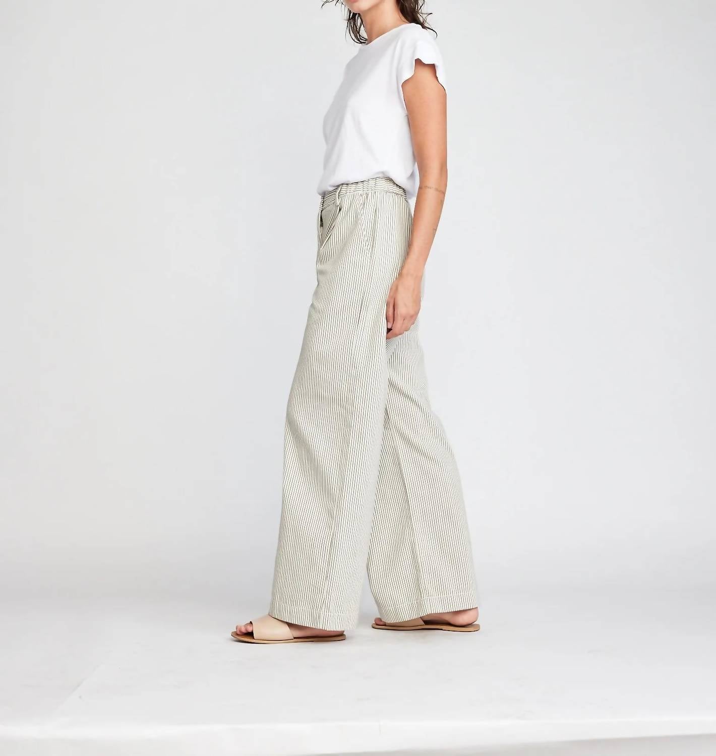 Self Contrast - Caroline Wide Leg Pants