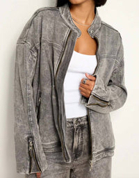 Good American - Boyfriend Moto Jacket
