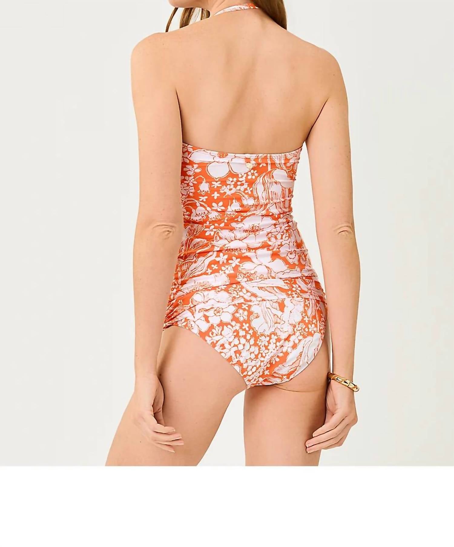 Lilly Pulitzer - Lagoon Sarong Hipster Bikini Bottom