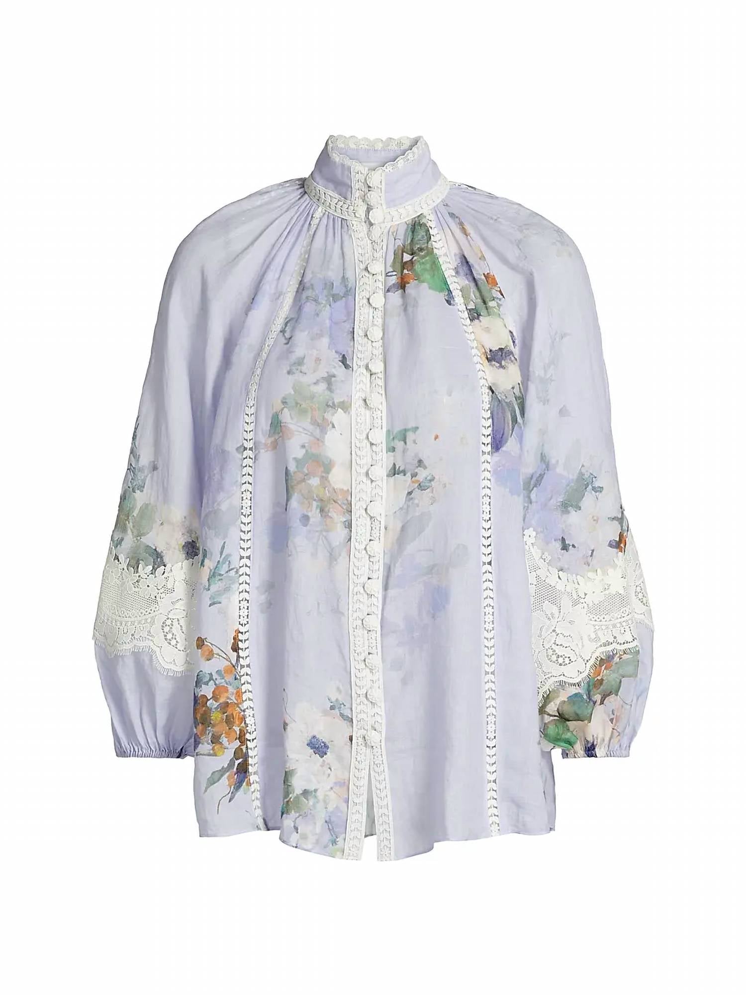Zimmermann - Everley Lace-trim Blouse