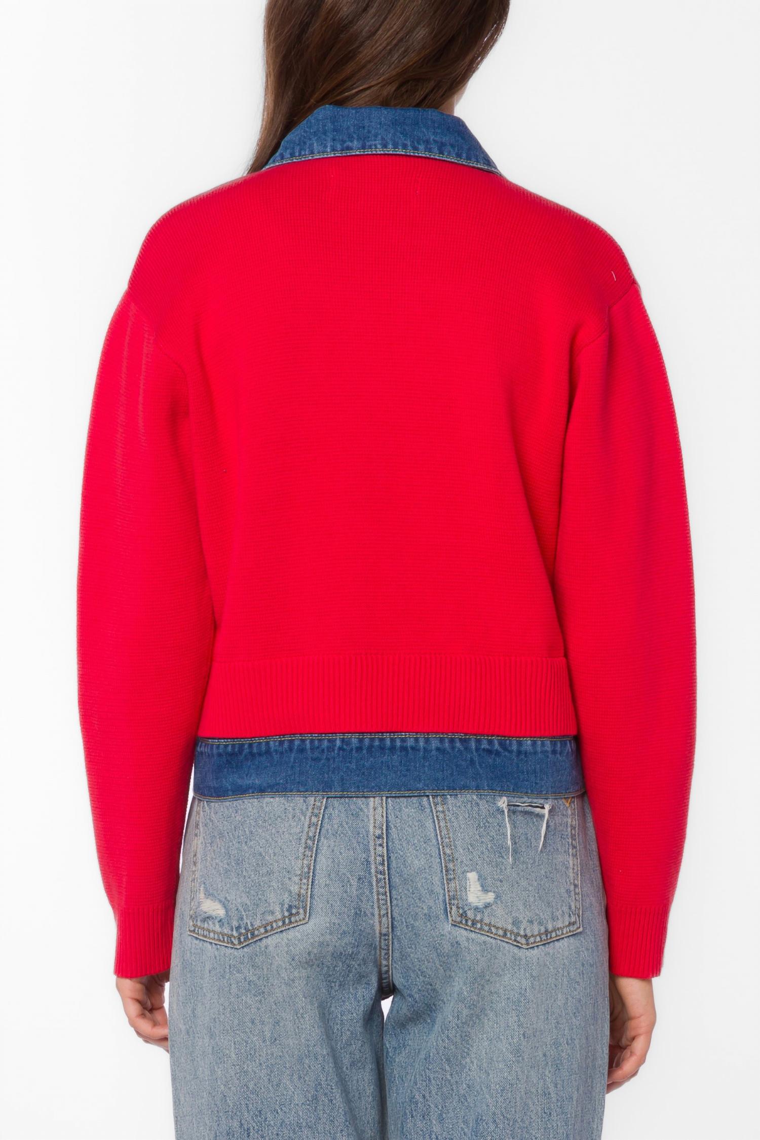 Velvet Heart Francis Jacket in red crush - women's jacket - detail view