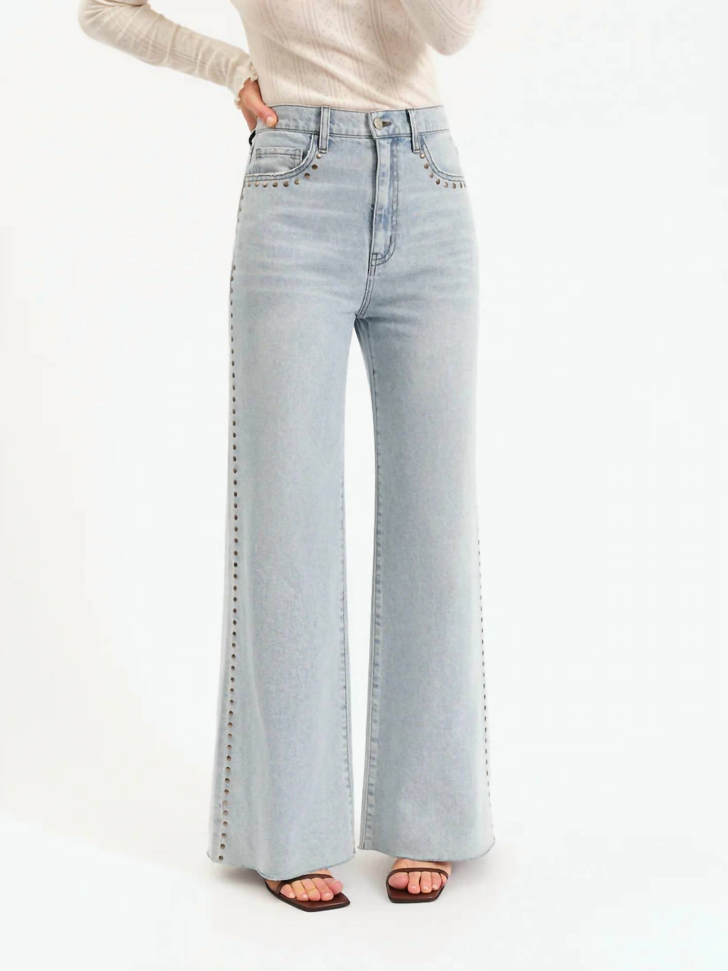 Daze - Far Out High Rise Wide Leg Jeans