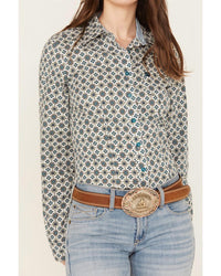 Cinch - Geo Print Long Sleeve Button Down Western Shirt