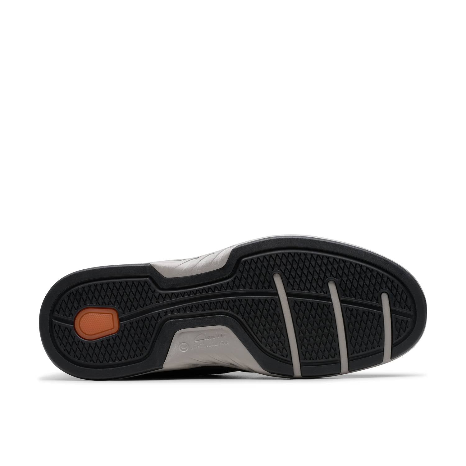 Clarks Men's Un Briley Vibe Oxford Shoes in dark grey nubuck - men's shoe - view 6