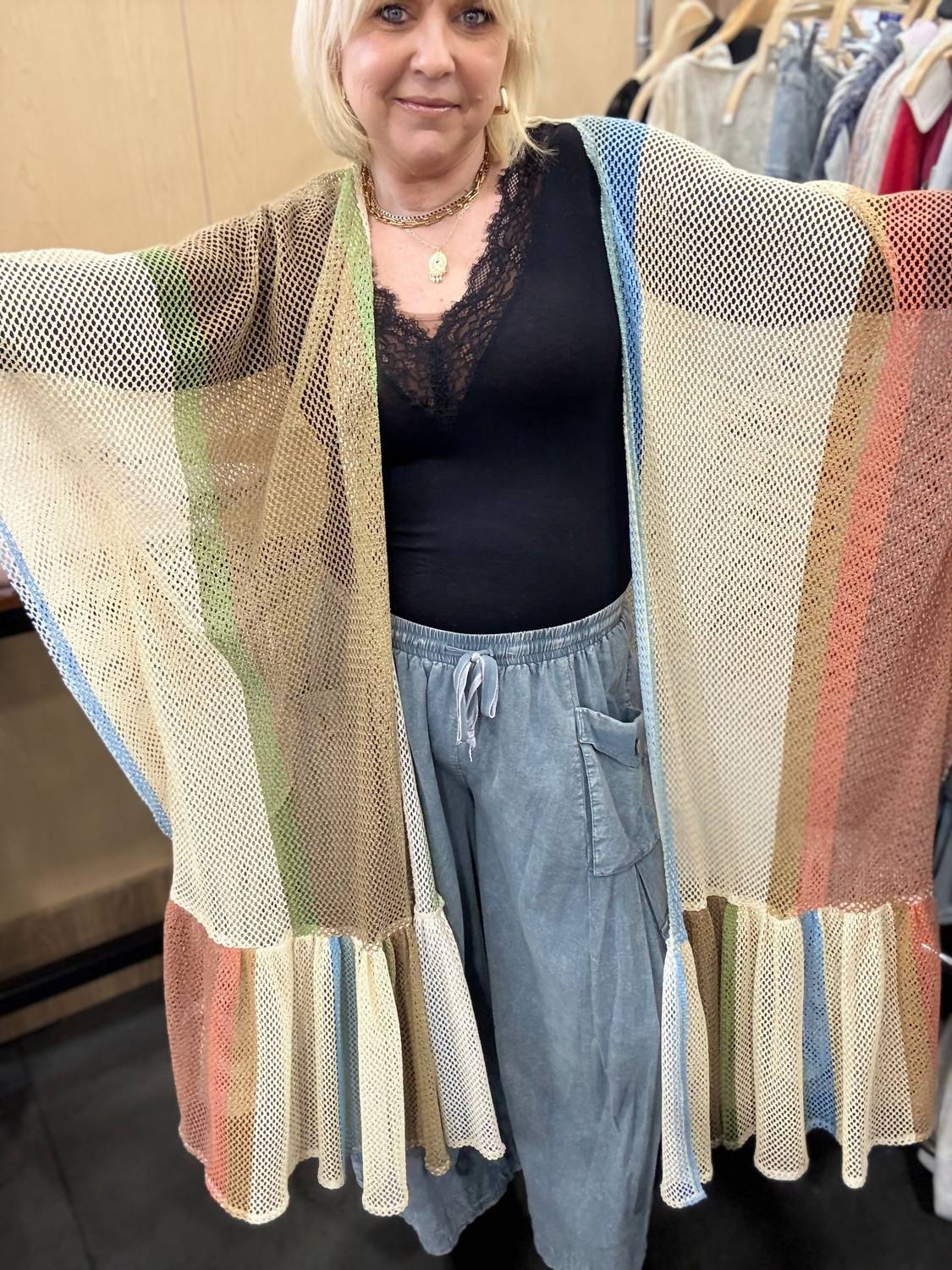 Oli & Hali - Women's Colorful Kimono