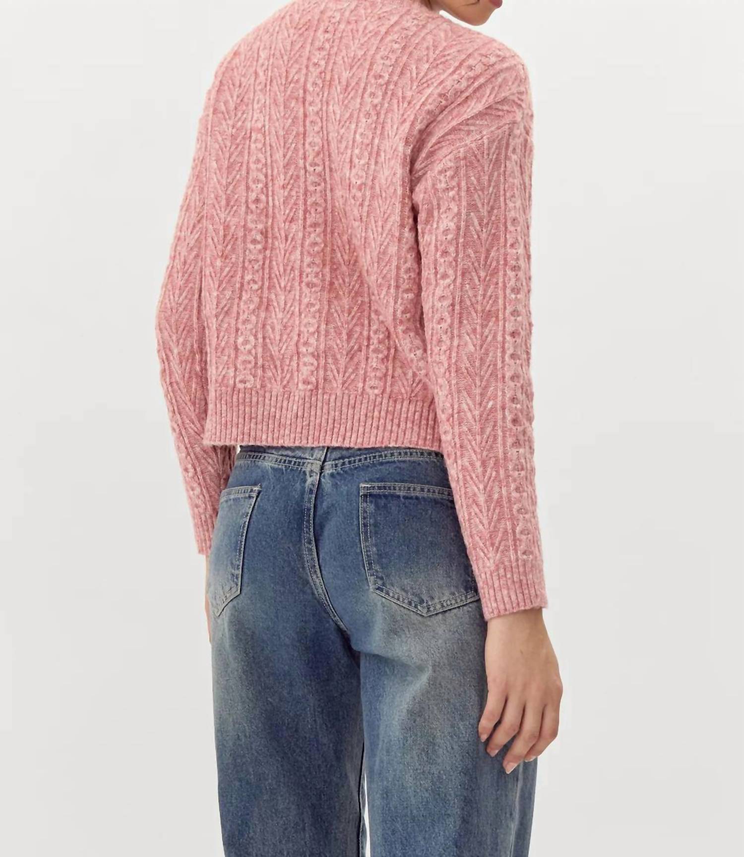 Adelyn Rae - Lauren Bow Front Jewel Cardigan