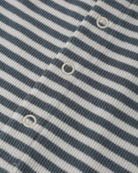 Quincy Mae - Boy's Ribbed Henley Romper