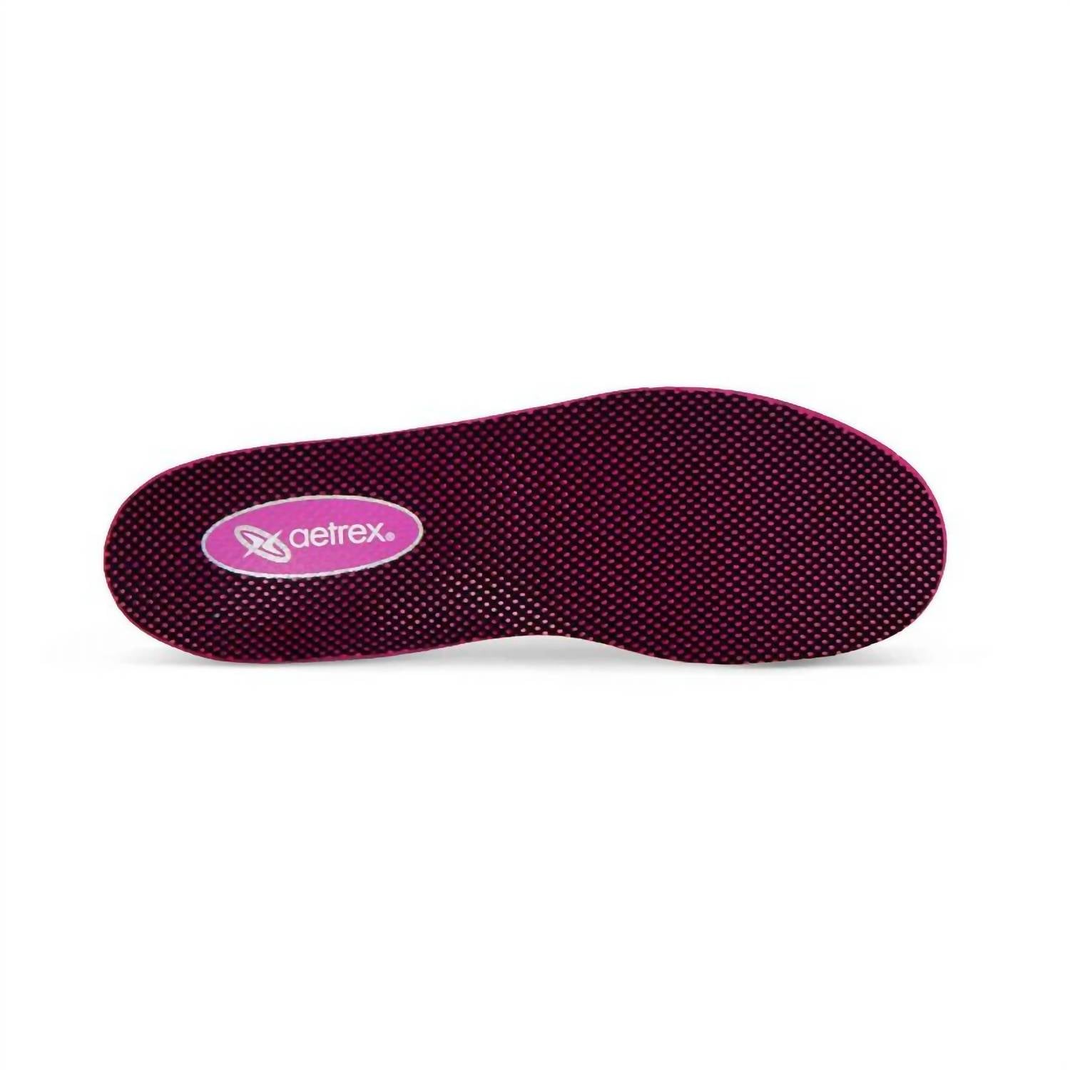 Aetrex Women's Speed Posted Orthotic Insole in pink grey - women's sneaker - alternate view