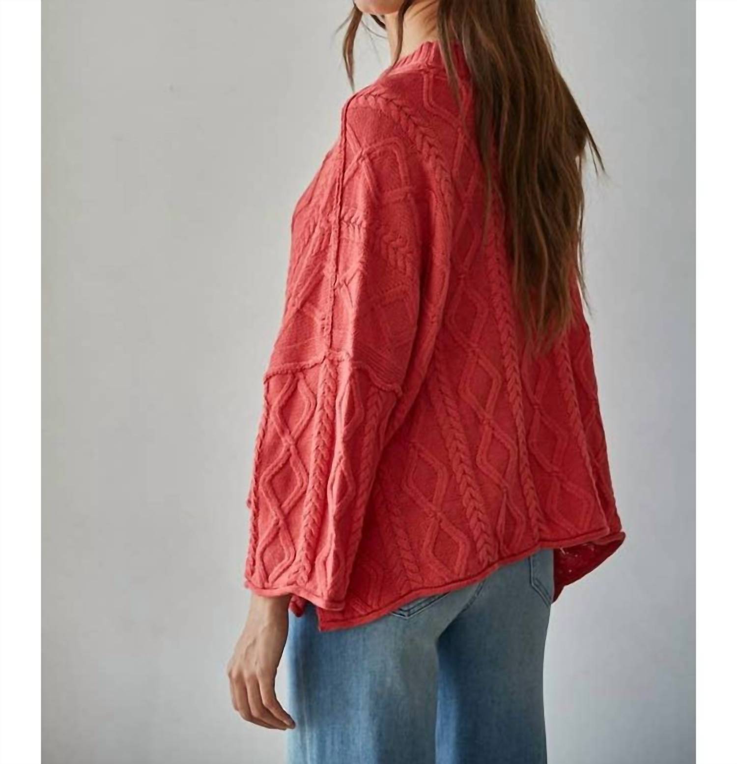 By Together - Knit Cable Pullover Sweater