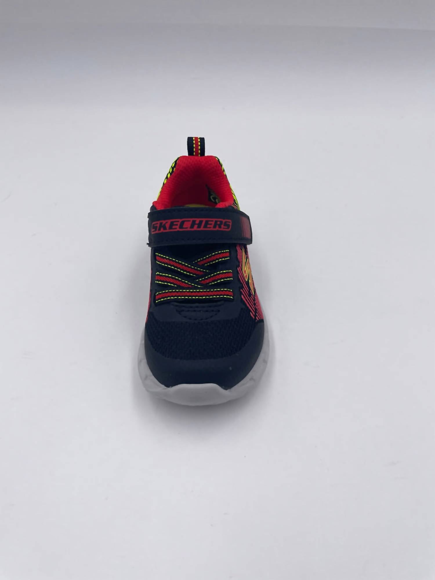 Skechers Boys Magna Lights Sneakers in black red - kids' sneaker - detail view