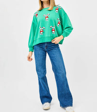 Mary Square - Millie Candy Cane Sweatshirt
