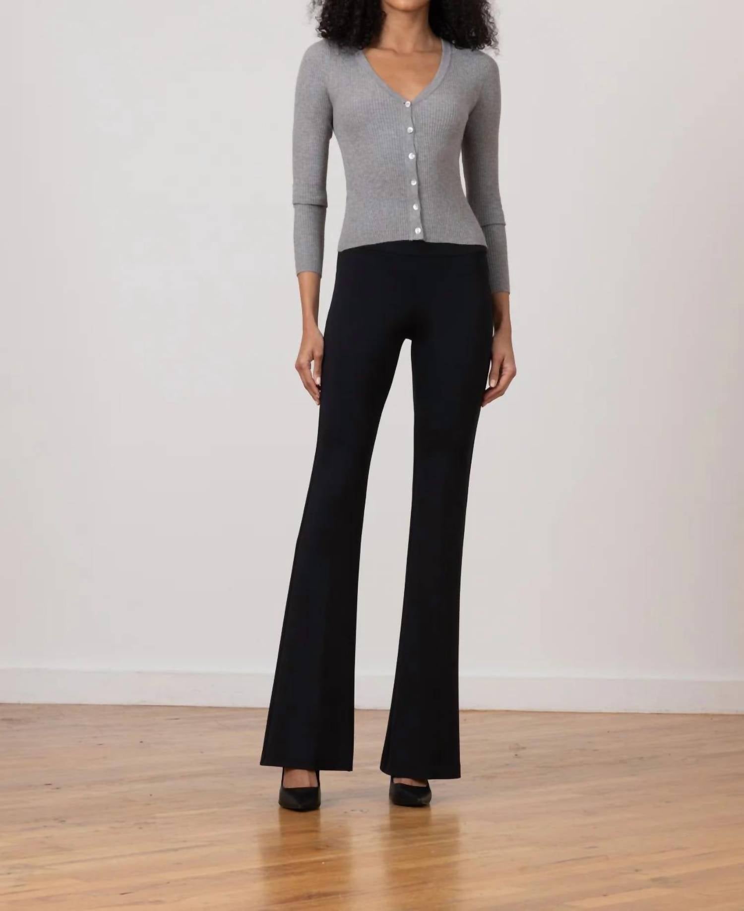 Avenue Montaigne Bellini Freedom Stretch Pant in black - women's pants