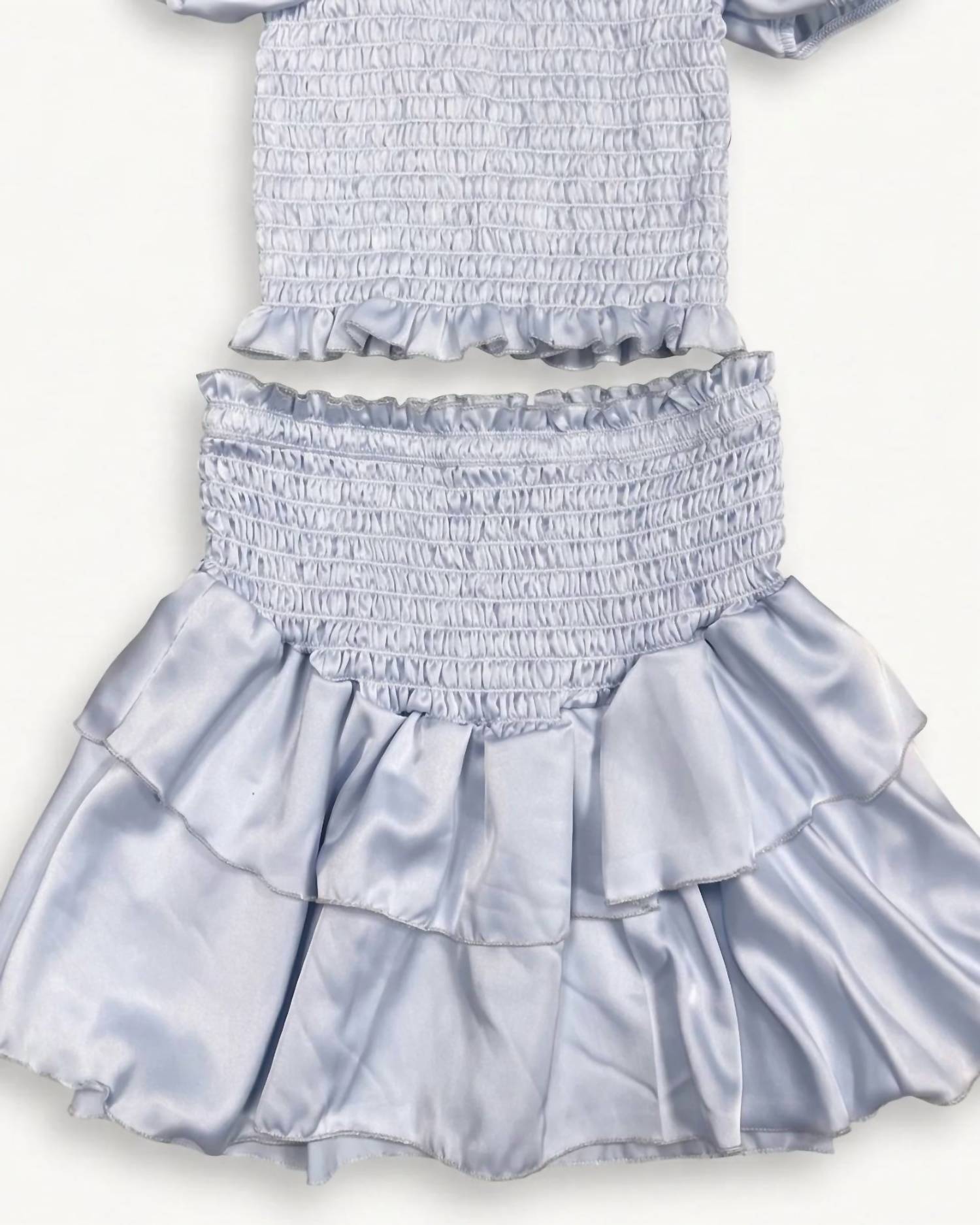 Cheryl Creations - Girls' Smocked Ruffle Skirt