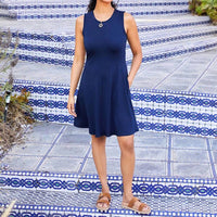 Karen Kane - Sleeveless Fit And Flare Dress