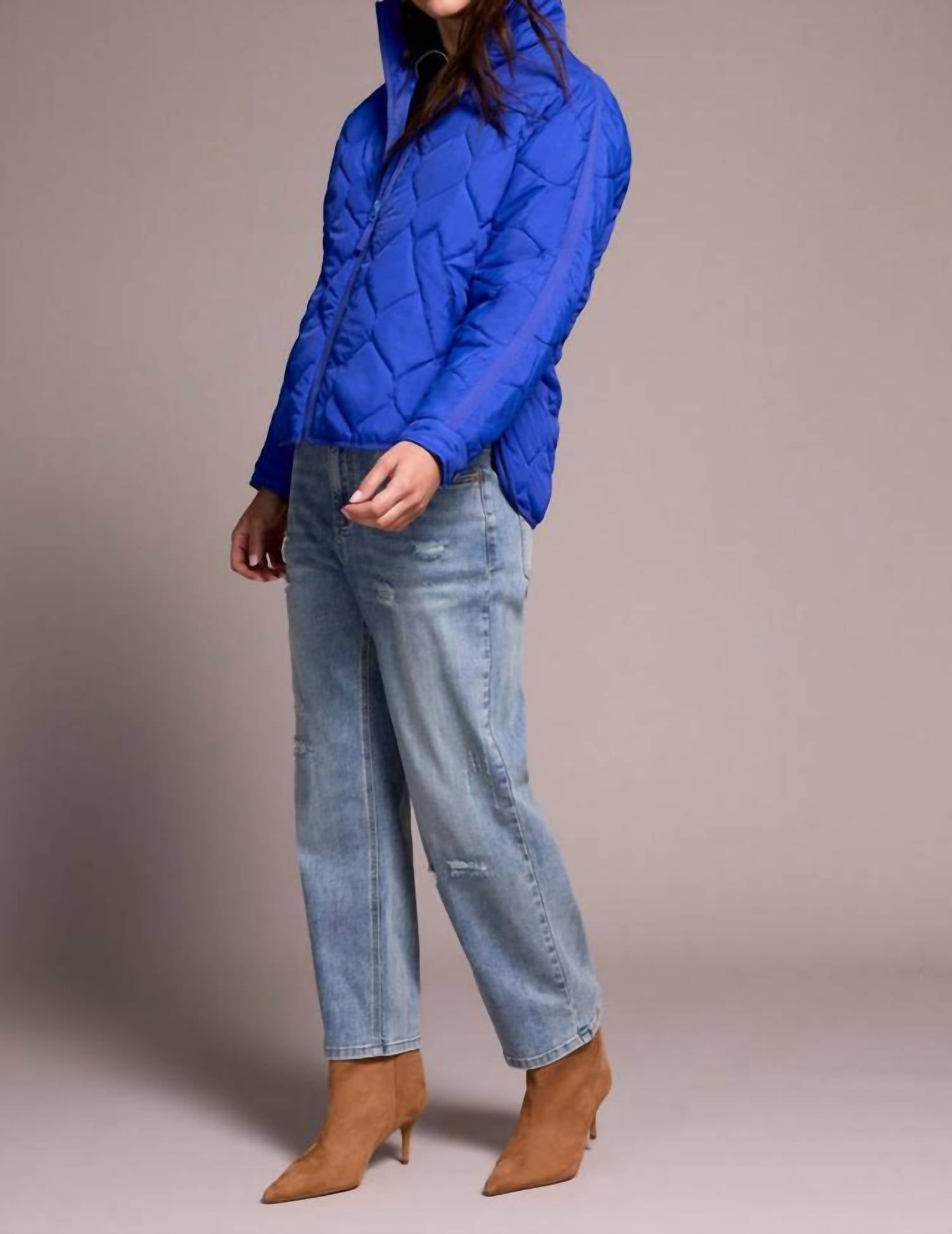 Tribal - Lightweight Drop Shoulder Quilted Puffer Jacket