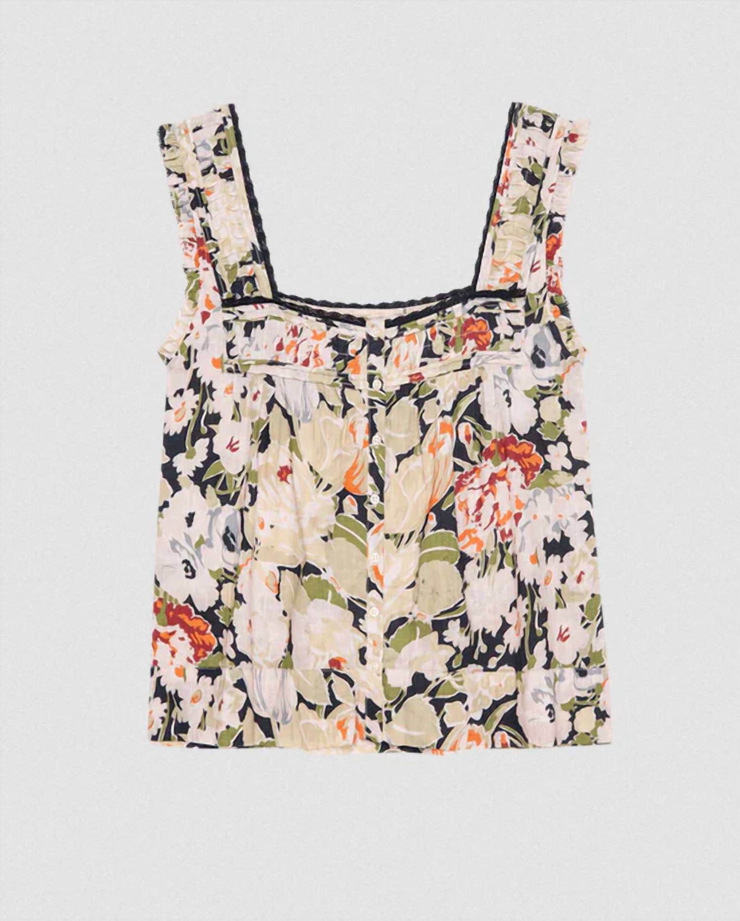 The Great. - The Victorian Pleat Tank Top