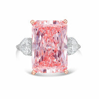 Diana M Jewels - Women's Radiant Lab-Grown Diamond Ring (10.00 Ct) - Bold
