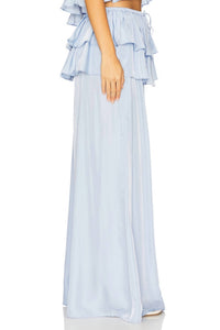 We Wore What - Ruffle Waist Flare Pant
