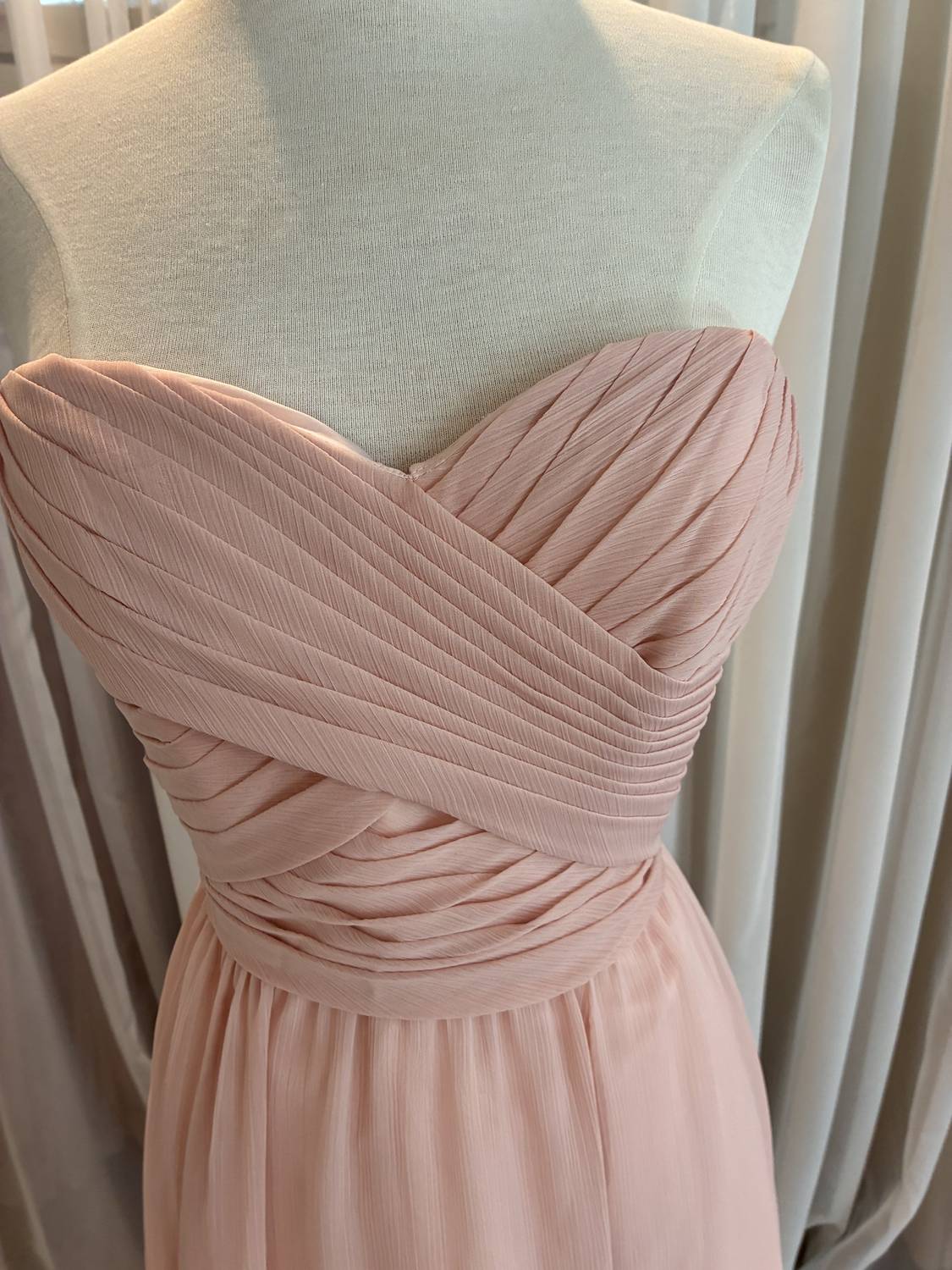 Angelina Faccenda - Women's Strapless Pleated Bodice Dress