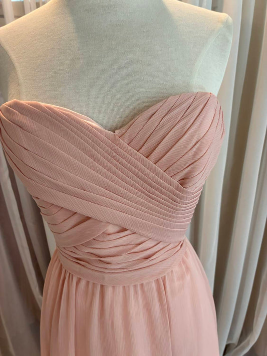 Angelina Faccenda - Women's Strapless Pleated Bodice Dress