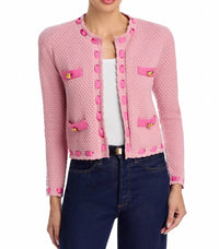 L'Agence - Astor Contrast Trim Cardigan