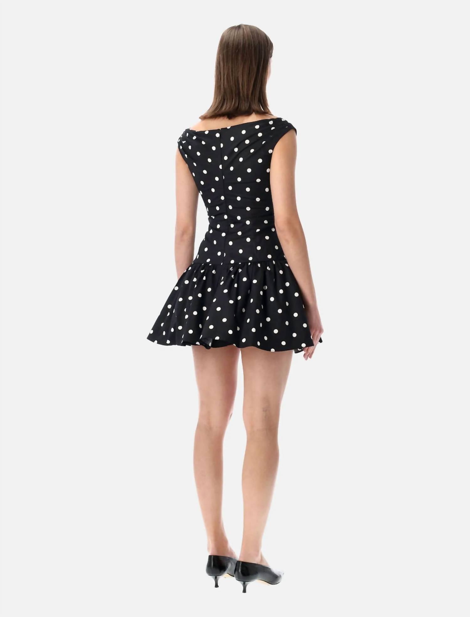 Self-Portrait - Polka Dot Mini Dress