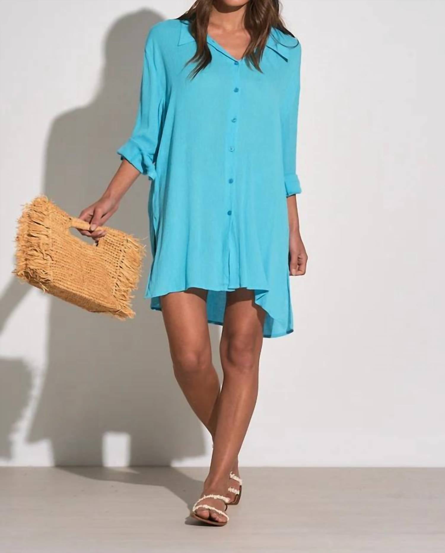 Elan - Boyfriend Shirt Coverup