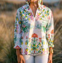House Of Mbr - Lemon Soiree Harper Top