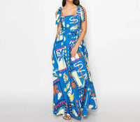 Love Wednesday - Tropical Maxi Dress