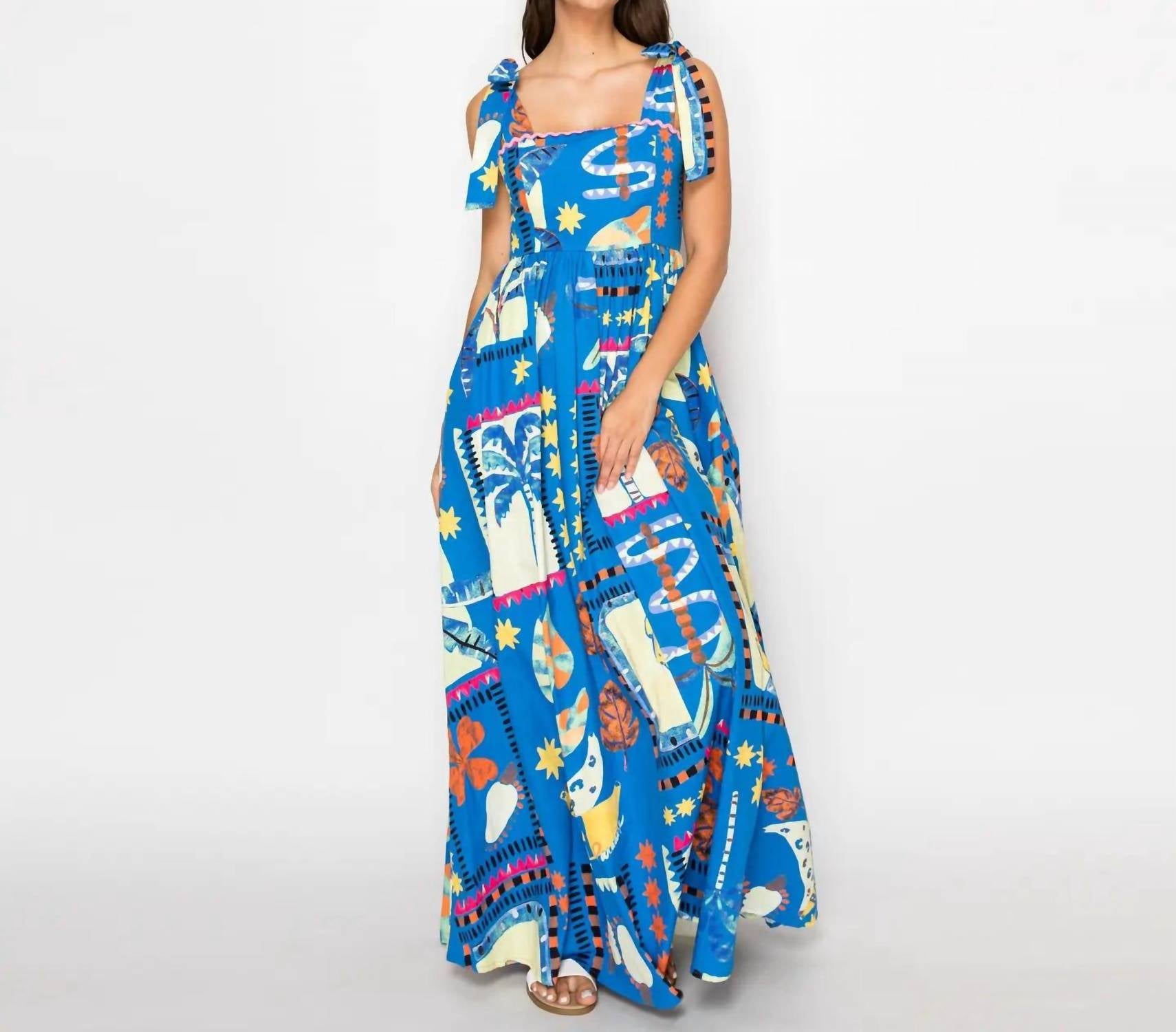 Love Wednesday - Tropical Maxi Dress