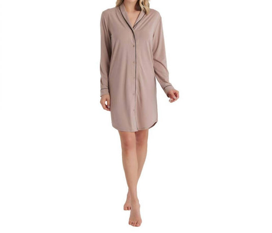 Softies - Tatum Shawl Collar Sleepshirt